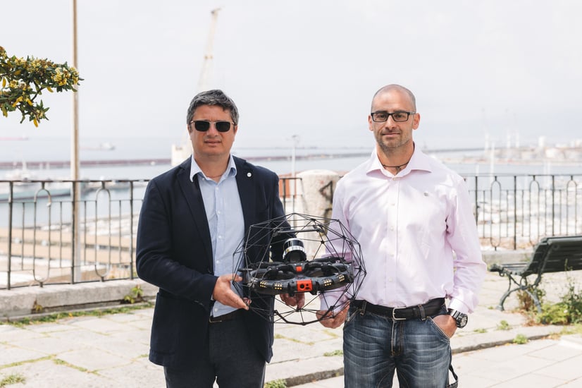 RINA Surveyors with the Elios 3 UT drone