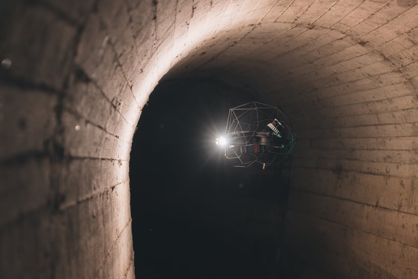BLO Sewers Elios 3 Tunnel Inspection