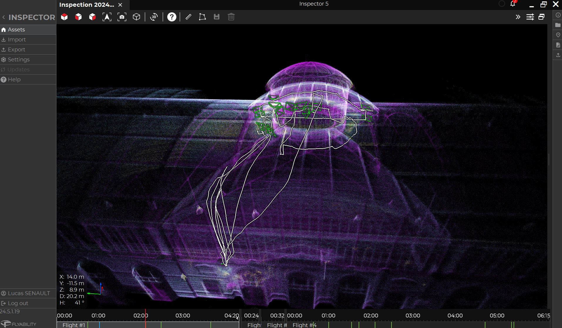 CS Infra LiDAR scan of train station