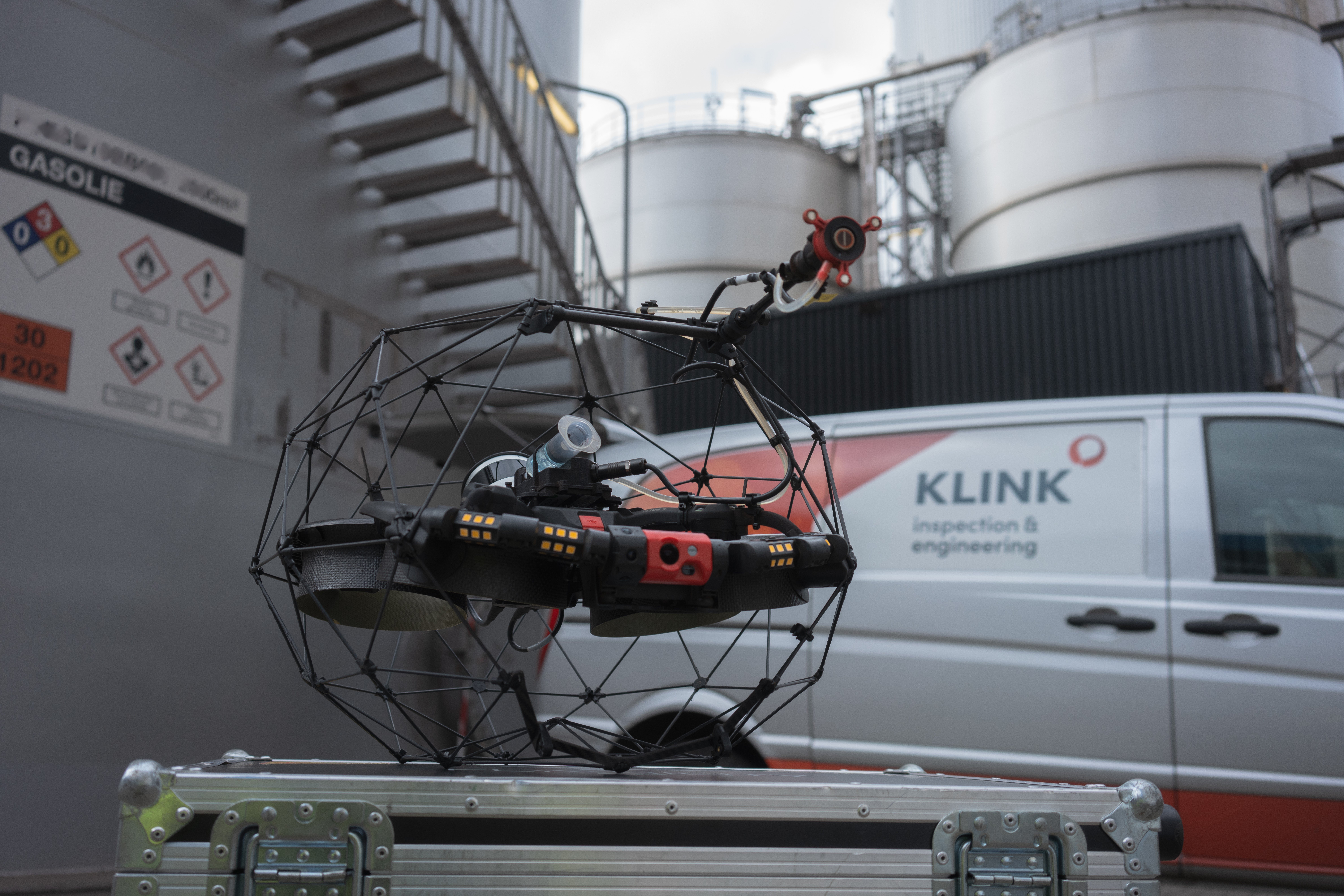 CS PowerGen Elios 3 UT payload for tank inspection