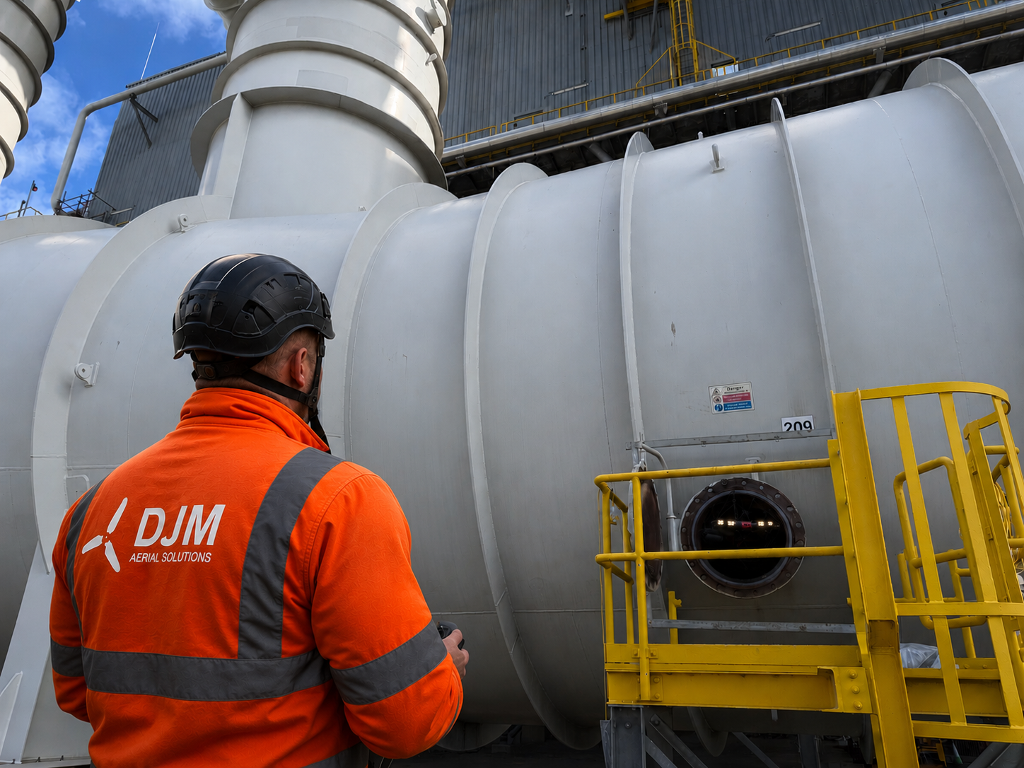 DJM Aerial Solutions Elios 3 ACC inspection
