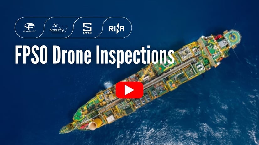Using drones for FPSO inspections
