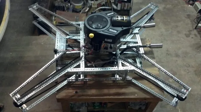 Petrol powered drone hotsell