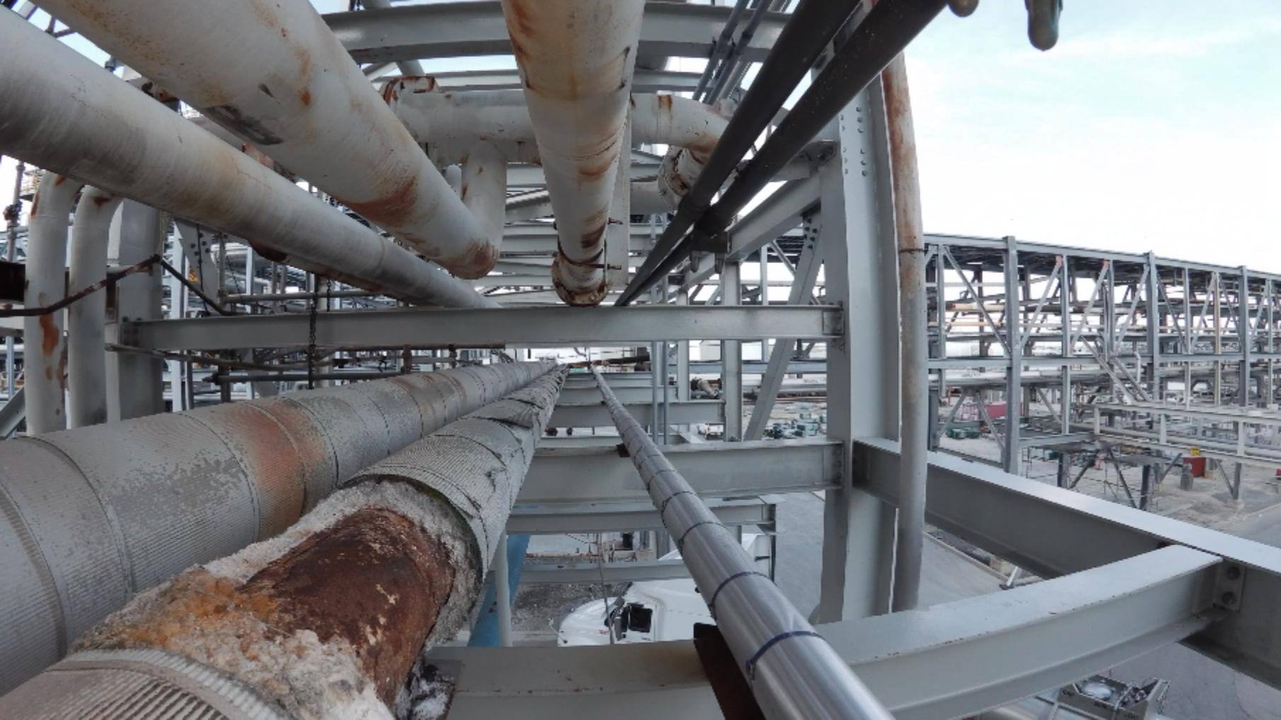 piperack insulation damage turner industries