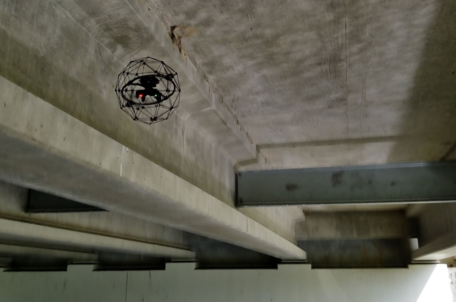 Indoor Drones in Bridge Inspection: Between Beams and inside Box Girder