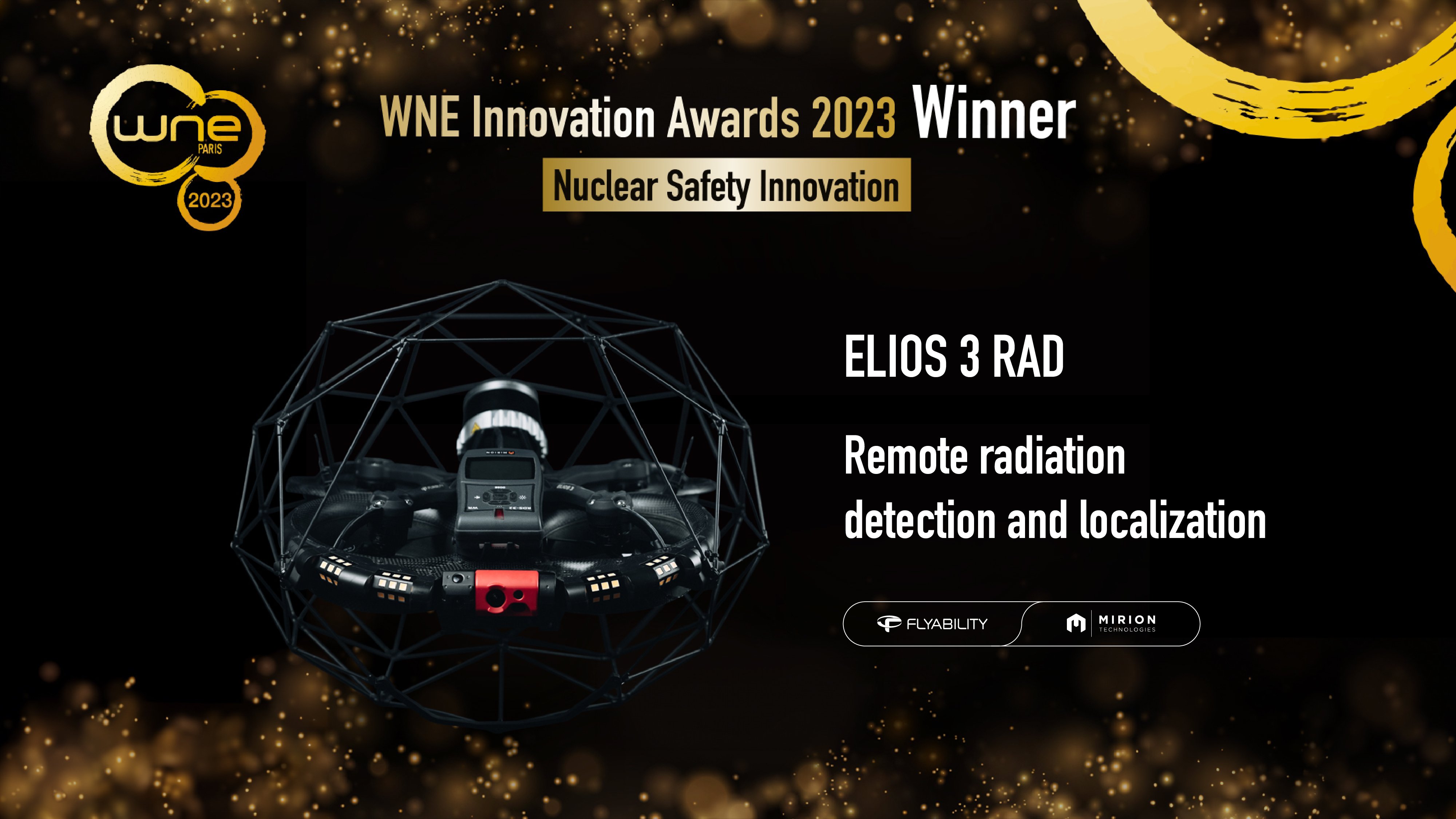 The Elios 3 RAD Wins Innovation Award at 2023 World Nuclear Exhibition