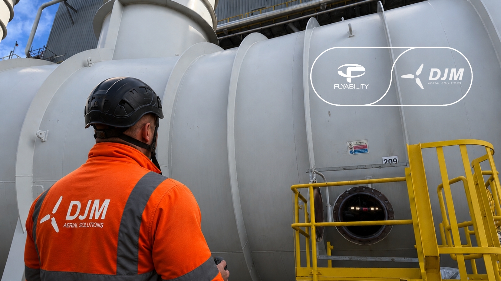Air-Cooled Condenser Drone Inspection with the Elios 3