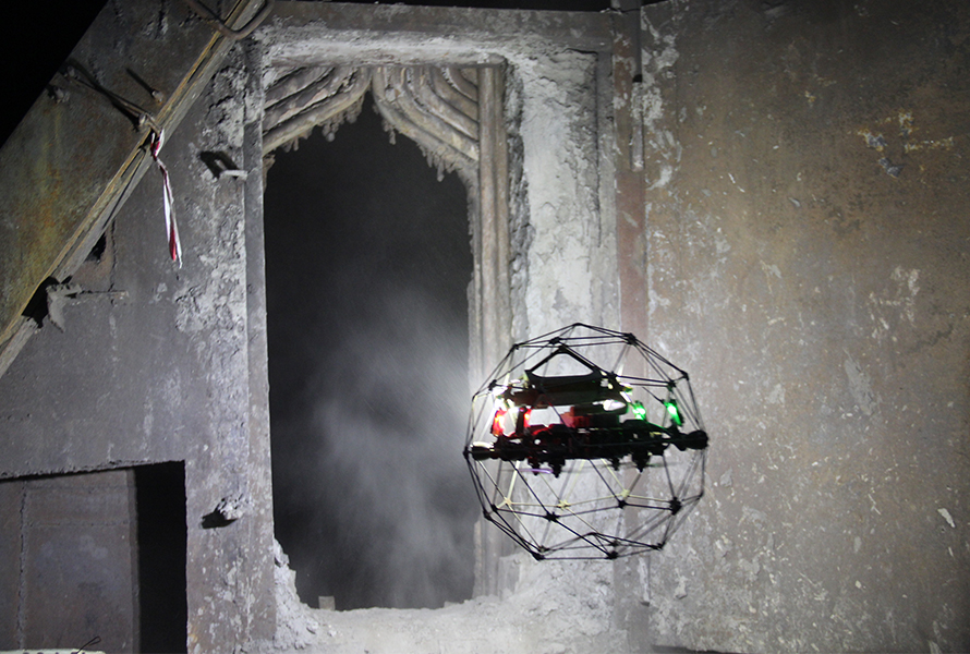 Drones in Chimney Inspections: Elios 2 Helps Personnel Avoid Dangerous Climbs