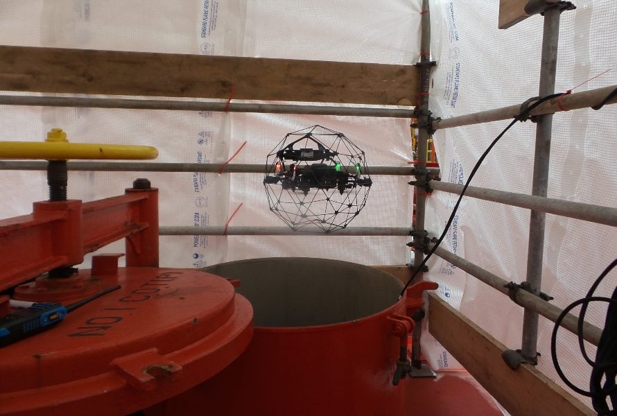 TEXO Pioneers Remote Inspection Method in FPSO Cargo Tanks with the Elios 2