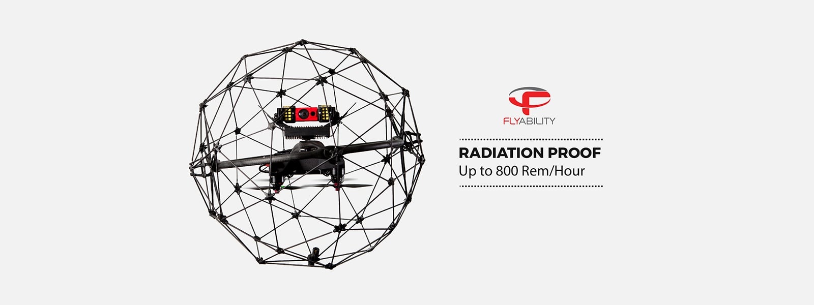 The Elios drone tested to 800 R/H of radiation to increase nuclear safety