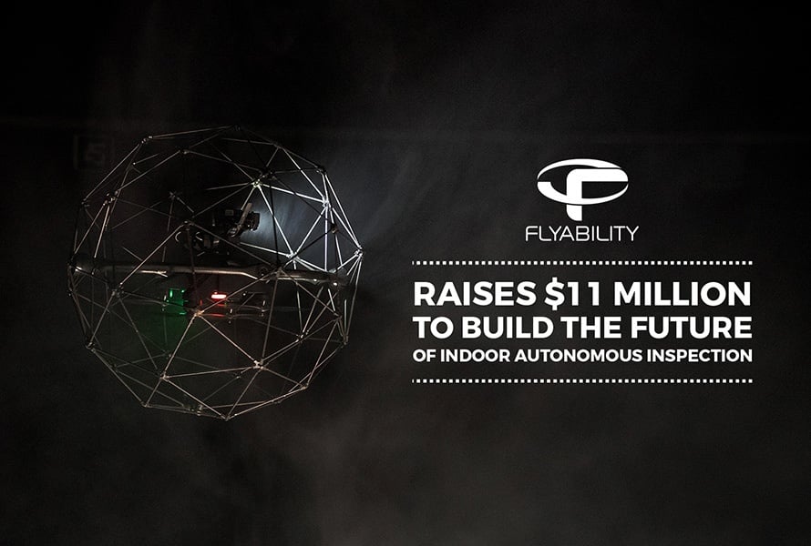 Flyability raises 11 million USD to build the future of indoor autonomous inspection